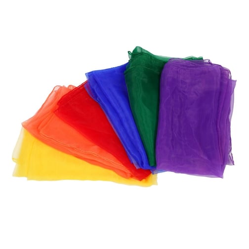 tanga sports® 6er-Set Chiffon-Tücher, 140 x 140 cm
