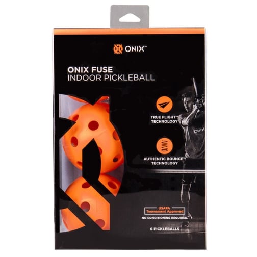 ONIX® Pickleball Fuse Indoor Orange 3-Pack