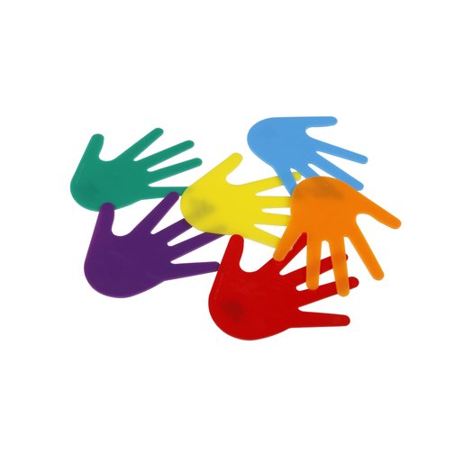 Spordas® Bodenmarkierung Hände, 6er-Set