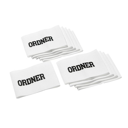 Armbinde Ordner, weiß