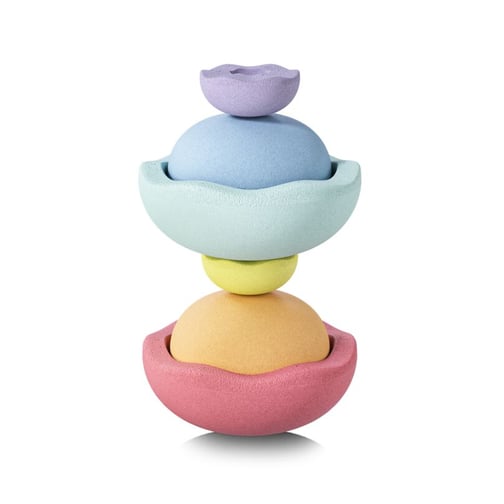 Stapelstein® Inside Rainbow Pastel, 6er-Set