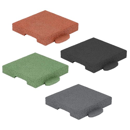 Puzzle Mat 3D® Fallschutz- und Ballsportsystem - gerade Eckplatte