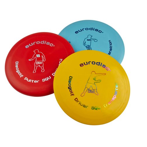 eurodisc® Disc Golf Wurfscheiben, 3er-Set