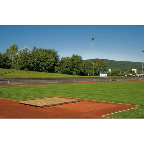 Lattenrost für Hochsprungkissen, aus Holz & Aluminium