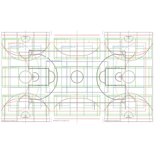 Spielfeldmarkierungen innen für Markierung 101-250 lfm