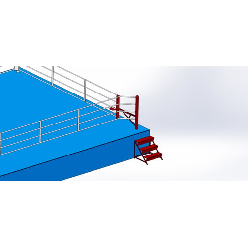 Wettkampf-Boxring 