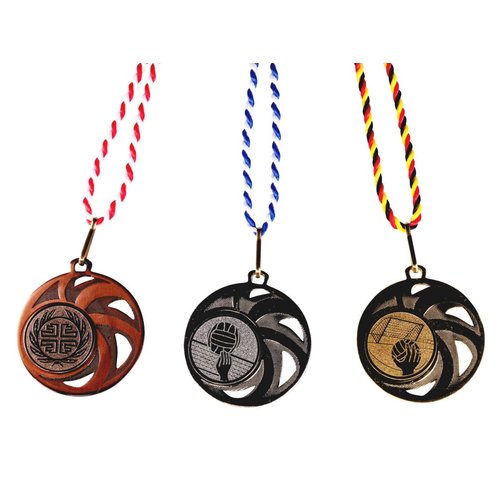 Kübler Sport® Medaille SPIRIT mit Medaillenkordel
