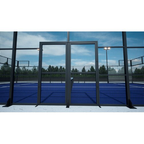 Mehrpreis Flügeltüren Padel Courts