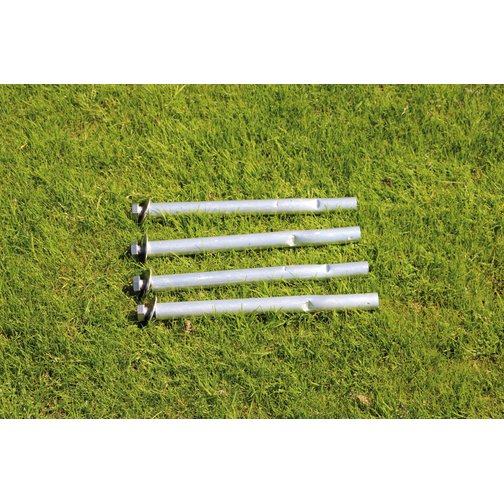 Erdanker für Bolzplatztor aus Stahl 