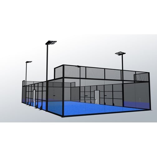 Kübler Sport® Padel Court PANORAMA