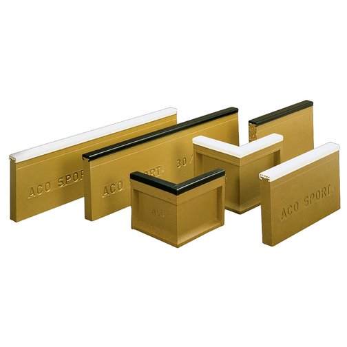 Elastic-Randstein für Sportflächenbegrenzungen, Winkelstück