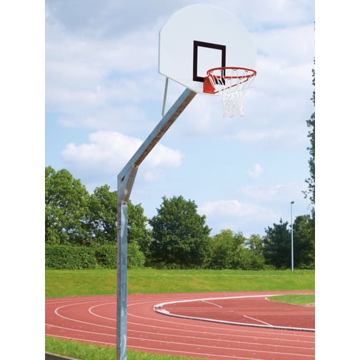 Basketballanlage SOLID STEEL mit GFK-Zielbrett