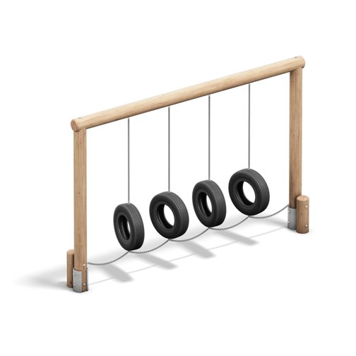 PLAYPARC® Balancier- & Kletterparkelement Affenschaukel