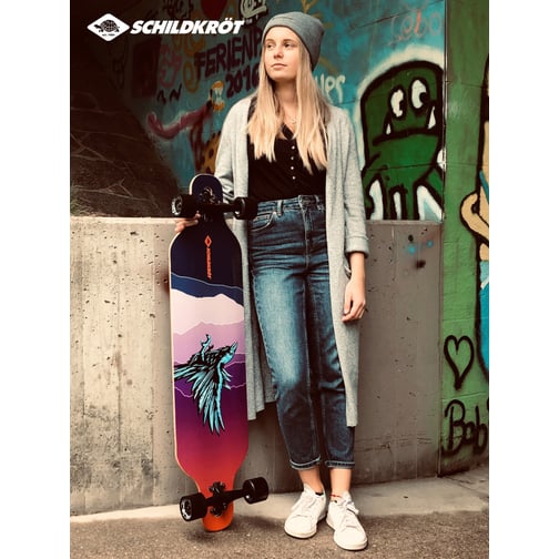 Schildkröt® Longboard Freeride 41 God Feather 