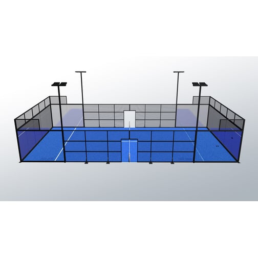 Kübler Sport® Padel Court PANORAMA