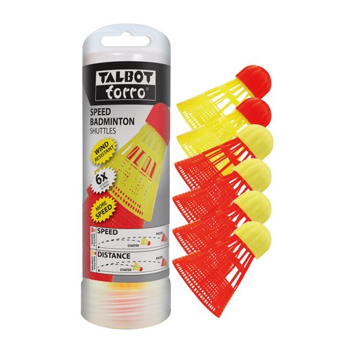 Talbot-Torro® Speedbadminton Shuttles, 6er Dose