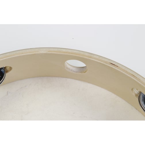 goldon® Schellentamburin mit Naturfell