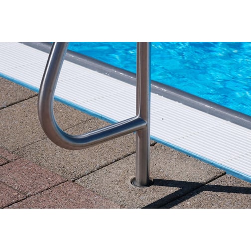 Durchschwimmbogen Schwimmbadautobahn Edelstahl