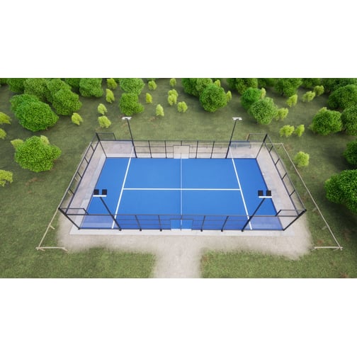 Kübler Sport® Padel Court PANORAMA