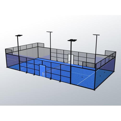 Kübler Sport® Padel Court PANORAMA
