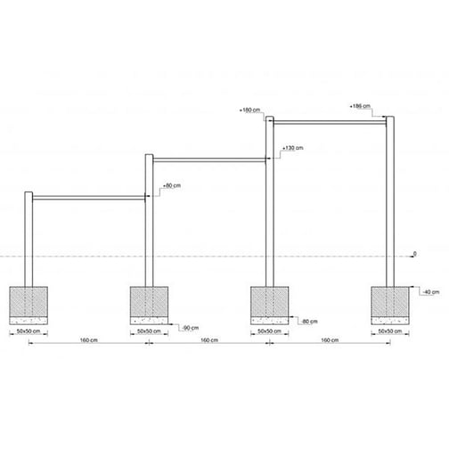 PLAYPARC® Dreier-Reck