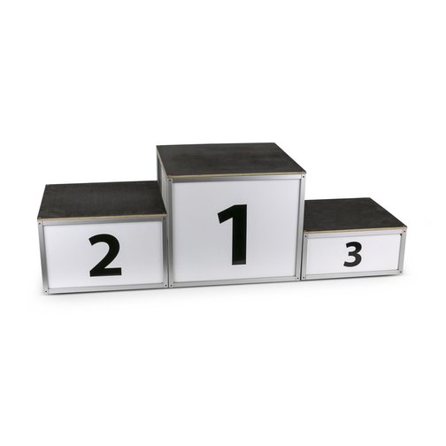 Siegerpodest, stapelbar