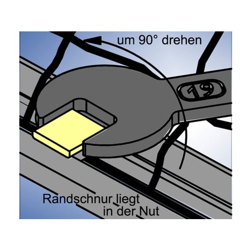 Ballfangnetzanlage 60 x 4 m