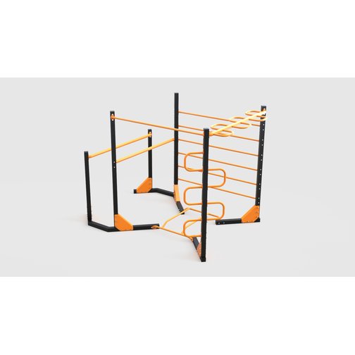 Streetworkout Station CUBE 003, freistehend 