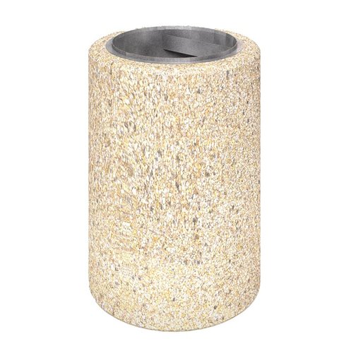 Abfallbehälter rund 70 l, Beton
