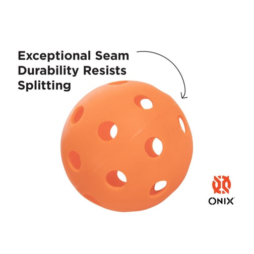 ONIX® Pickleball Fuse Indoor Orange 3-Pack