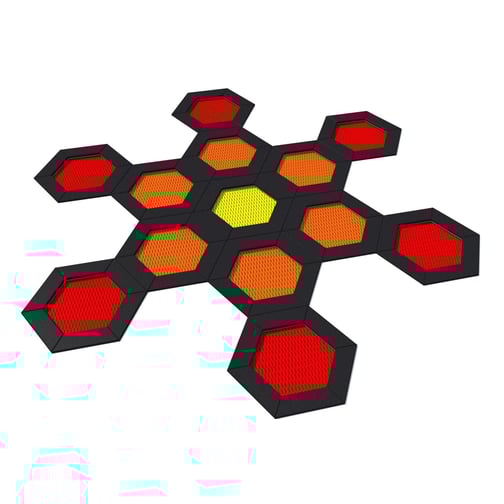 Inter-Play® Hexo 13 Trampolin