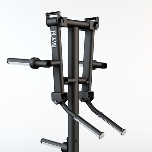 BH Fitness® Plate Loaded Seithebe-Maschine, stehend