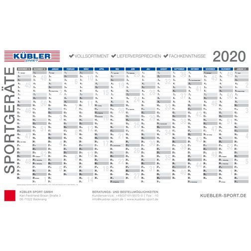Kübler Sport® Wandkalender