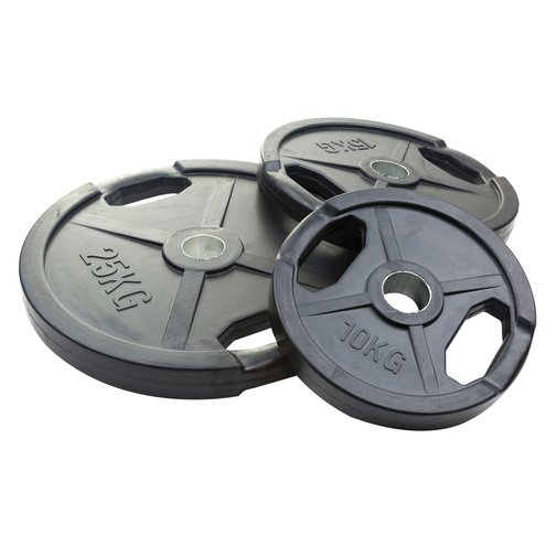 Hantelscheibe, gummiert, Ø 50 mm Bohrung