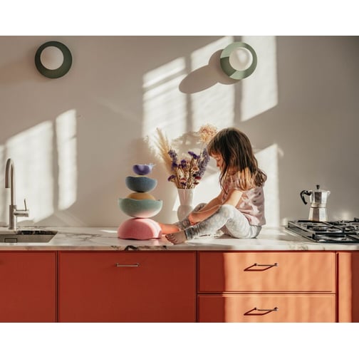 Stapelstein® Inside Rainbow Pastel, 6er-Set