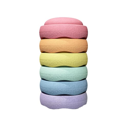 Stapelstein® Original Mini Rainbow Pastel, 6er-Set