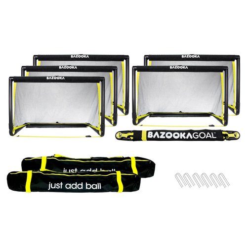 BazookaGoal® 6er-Spieltagsset Rasenplatz