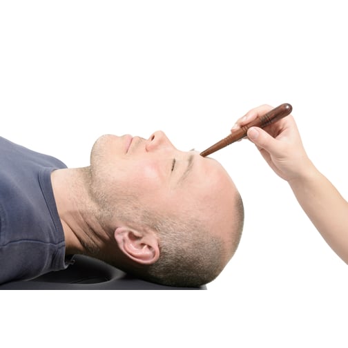 Massagestab aus Rosenholz
