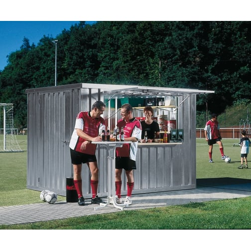 Multifunktionswand für Material-Container