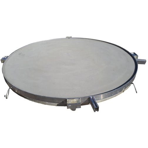 Kugelstoßring mit Betonplatte