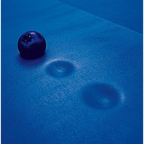 Kugelstoßmatte für Hallen, Velour