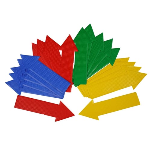 tanga sports® Bodenmarkierung Pfeil, 5er-Set