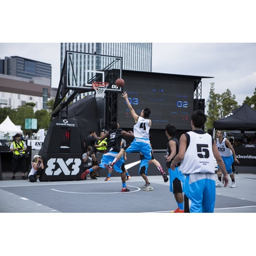 Schelde® Basketballanlage SAM 3x3