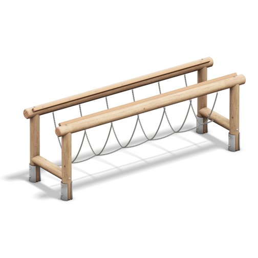 PLAYPARC® Balancier- & Kletterparkelement Kettenbrücke