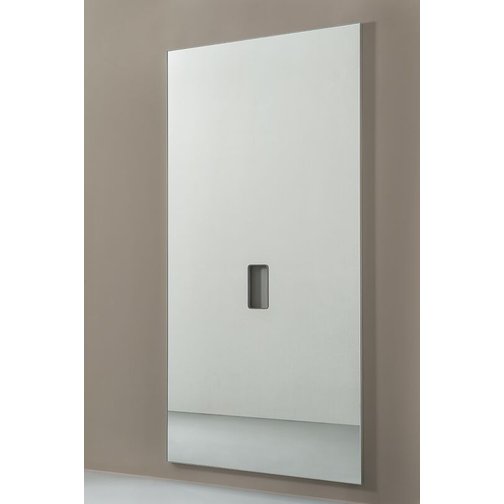 Wandspiegel mit Aussparung für Ballettstangenhalterung