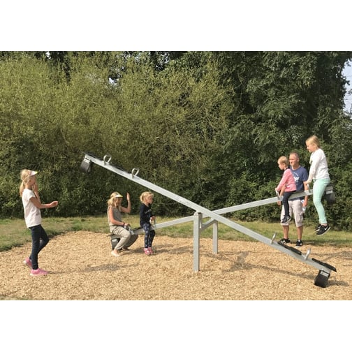 PLAYPARC® Metallwippe Achtsitzer