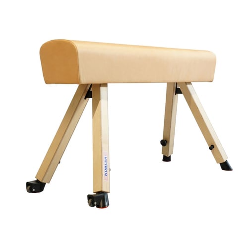 Kübler Sport® Sprungpferd mit Holzbeinen