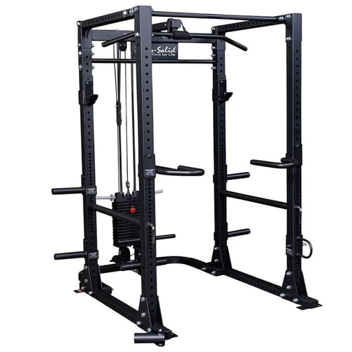 Body-Solid® GPR-400 Power-Rack mit Lat- & Ruder-Anbau GLA-400
