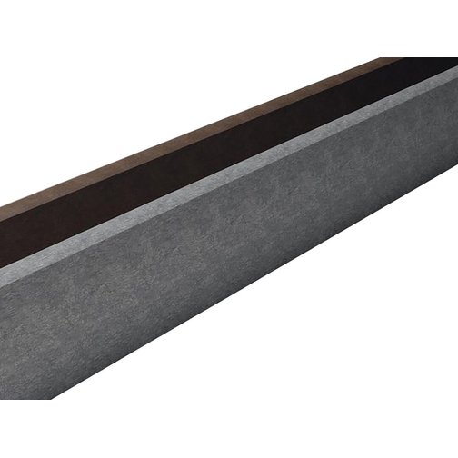 Graue Prallschutzbohle 