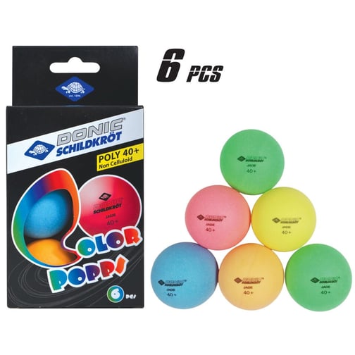 Donic-Schildkröt® Tischtennisbälle Colour Popps